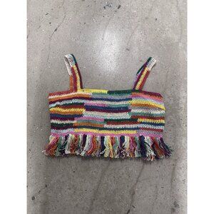 SAYLOR Gwendoline Top Rainbow Crochet